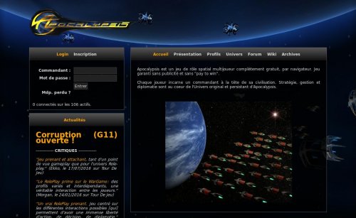 grande copie d'�cran du jeu Apocalypsis
