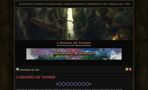 grande copie d'�cran du jeu L'Univers de Yuimen