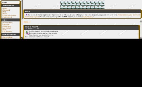 Capture d'�cran du jeu web Nainwak's World