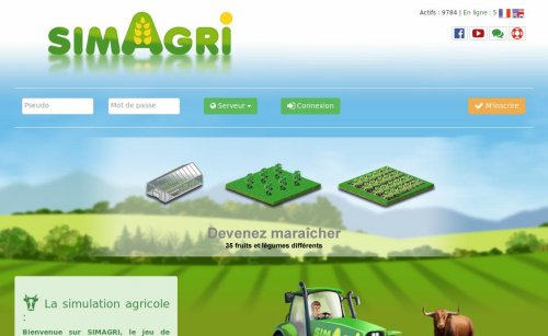 Jeu en ligne alternatif - SimAgri