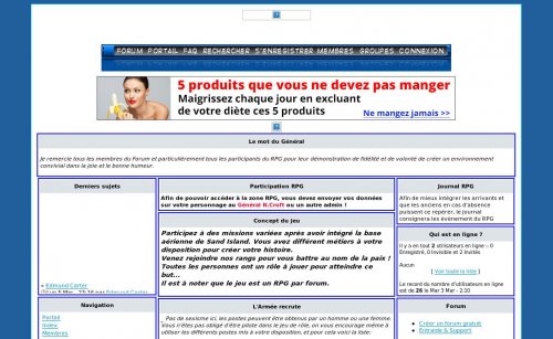 Capture d'�cran du jeu web Squadron Leader