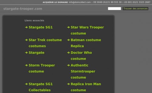 Capture d'�cran du jeu web Stargate Trooper