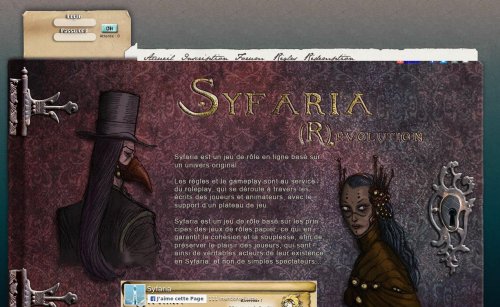 Capture d'�cran du jeu web Syfaria, La R&eacute;demption