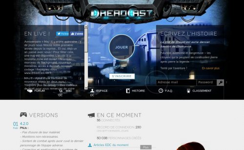 Capture d'�cran du jeu web Dreadcast