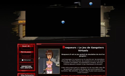 Capture d'�cran du jeu web braqueurs