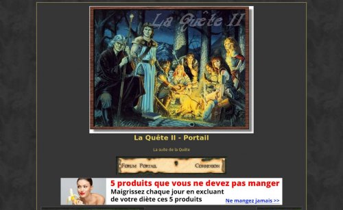 Capture d'�cran du jeu web La Qu&ecirc;te II