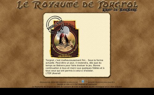 Capture d'�cran du jeu web Le Royaume de Torgnol
