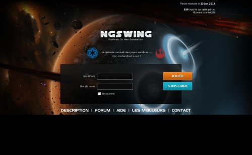 Capture d'�cran du jeu web SWING