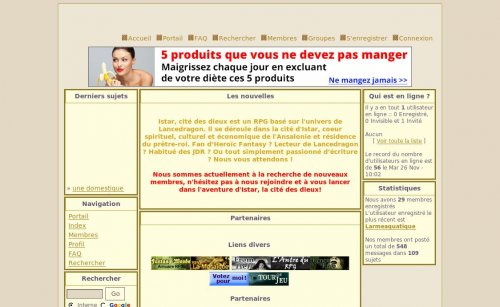 Capture d'�cran du jeu web Istar, cit&eacute; des dieux