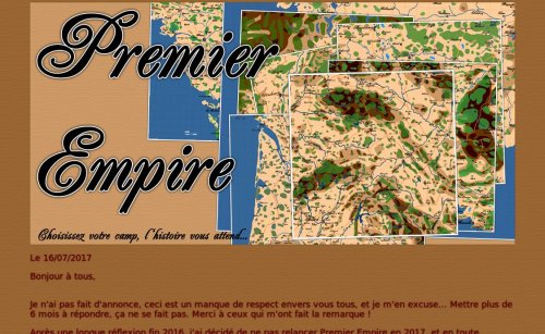 Capture d'�cran du jeu web Premier Empire