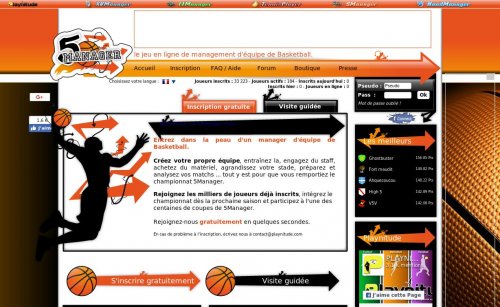 Capture d'�cran du jeu web 5Manager