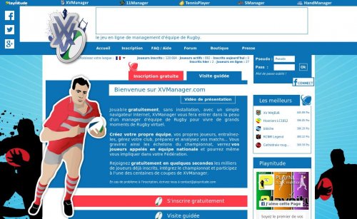 Capture d'�cran du jeu web XVManager