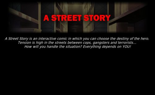 Capture d'�cran du jeu web Une Histoire de la Rue