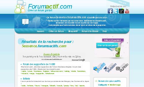 Capture d'�cran du jeu web Quintessence