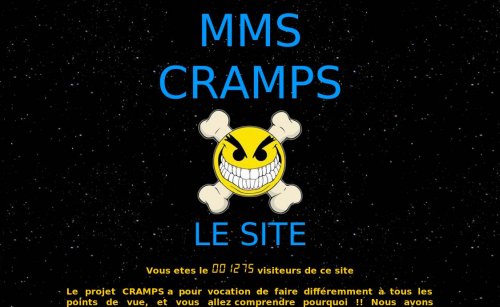 Capture d'�cran du jeu web MMS CRAMPS