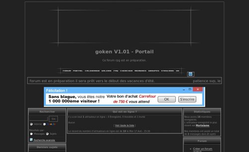 Capture d'�cran du jeu web Capitaine Corsaire