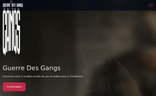 Capture d'�cran du jeu web La Guerre Des Gangs