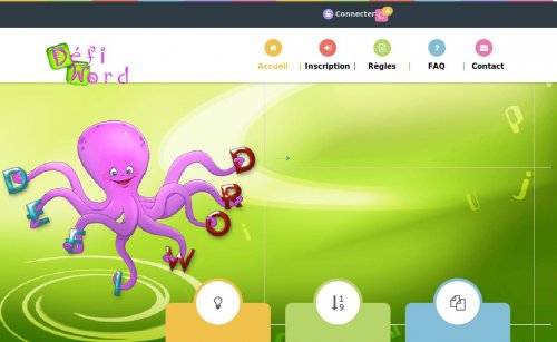 Capture d'�cran du jeu web Defiword