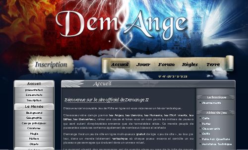 Capture d'�cran du jeu web D&eacute;mange
