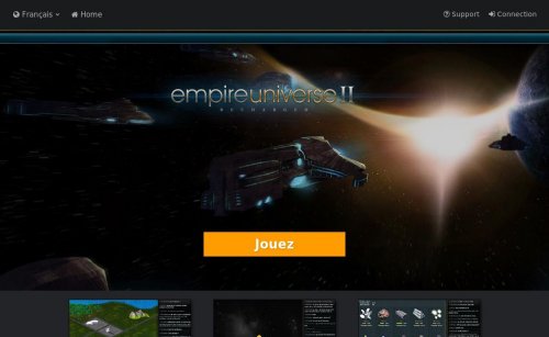 Capture d'�cran du jeu web Empire Universe II