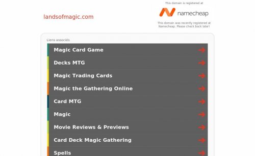 Capture d'�cran du jeu web Lands of Magic