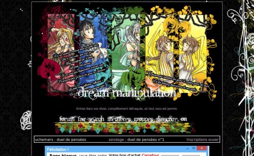 Capture d'�cran du jeu web Dream Manipulation