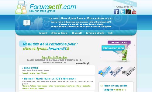 Capture d'�cran du jeu web Cit&eacute;s et Tyrans