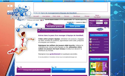 Capture d'�cran du jeu web HandManager