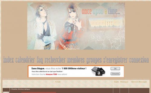 Capture d'�cran du jeu web Once Upon A Time