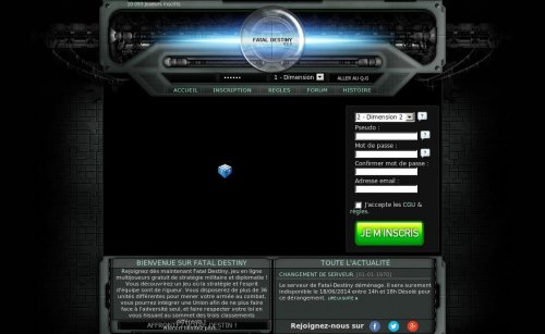 Capture d'�cran du jeu web Fatal-Destiny