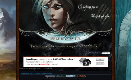 Capture d'�cran du jeu web Legends of Naravel