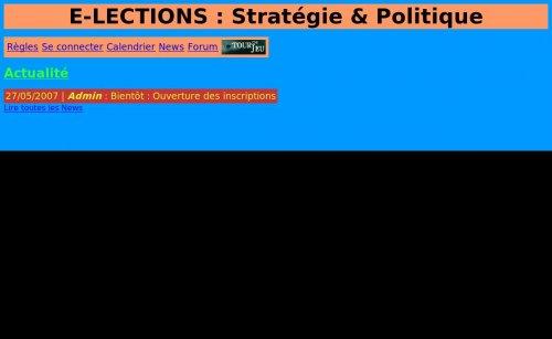 E-lections